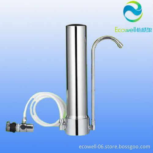 Desktop ceramic stainless steel water filter